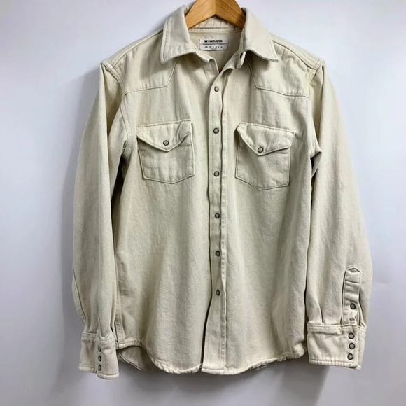 One Teaspoon Women's Pearl Button Up Long Sleeve Cotton Shacket Size XS - Picture 1 of 14